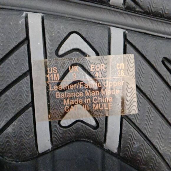 RYKA Womens Cat III Arctica Nitracel Leather Suede Slip-on Shoes Black Size 11M - Picture 10 of 10